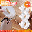 PROMO 3X1 CINTA DOBLE FAZ TRANSPARENTE
