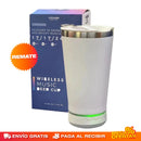 VASO TÉRMICO CON PARLANTE PORTÁTIL