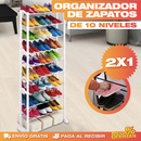 PROMO 2X1 ORGANIZADOR DE ZAPATOS 10 NIVELES